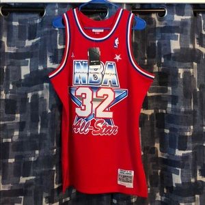 Magic Johnson all star jersey